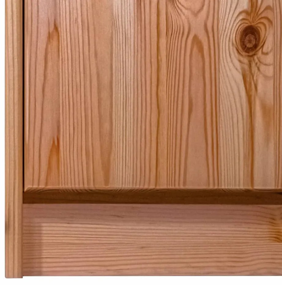 Servanta cu 6 sertare, 113x35x73 cm, lemn masiv de pin 1, Maro