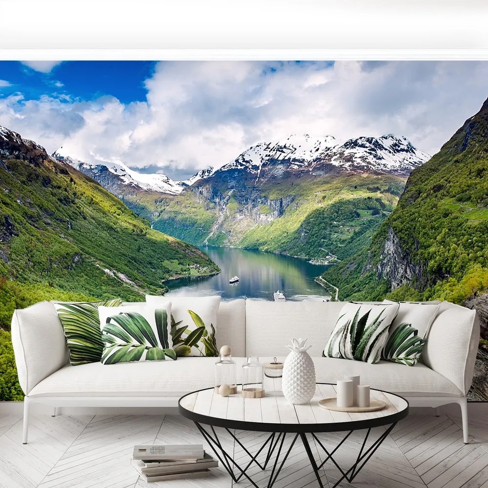 Fototapet Norvegia Fjord