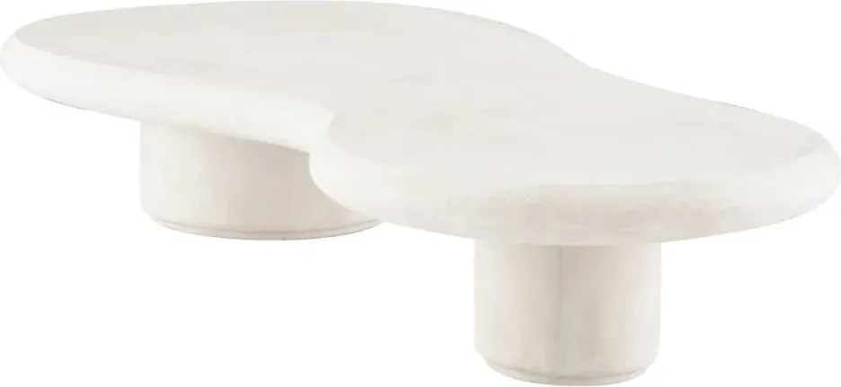 Masuta de cafea design LUX pentru interior si exterior Erato crem