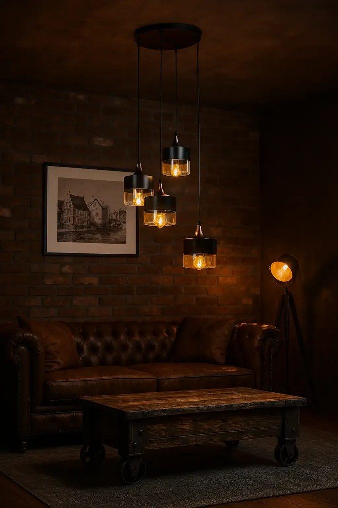 Lustra auriu-negru, homs ro,40030