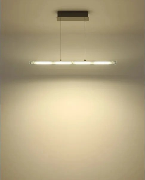 Globo 17019H - Lustru LED dimmabil cu control tactil, suspendat pe cablu NOVAK 20W/230V