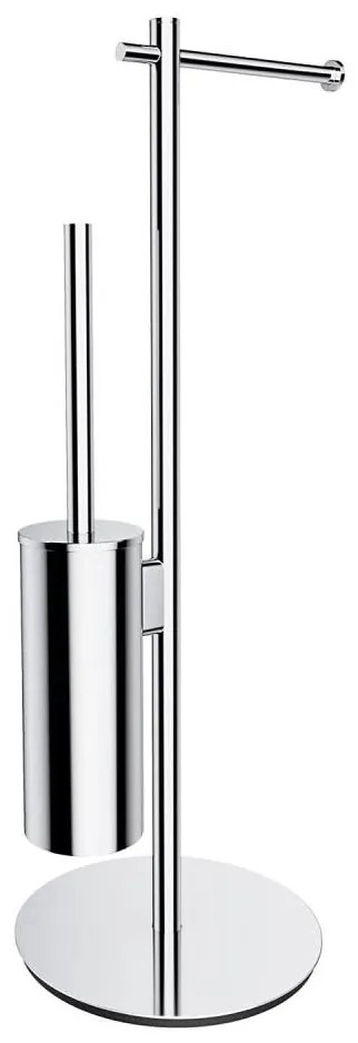 Suport de hârtie igienică și perie de toaletă OMNIRES MP60810CR MODERN PROJECT crom