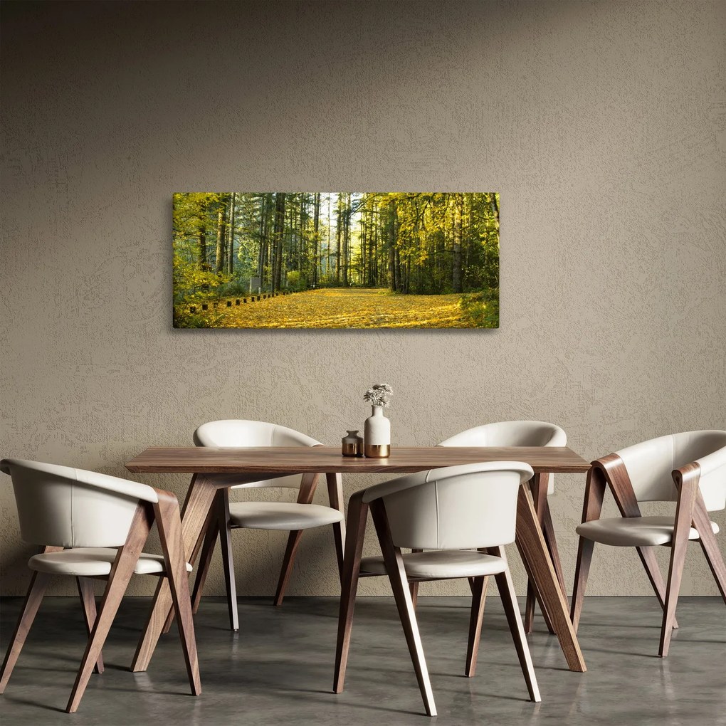 Tablou - pădurea toamna (120x50 cm)