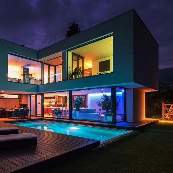 Bandă LED RGBW dimabilă pentru baie LED/12,5W/12V IP65 5m Wi-Fi Tuya