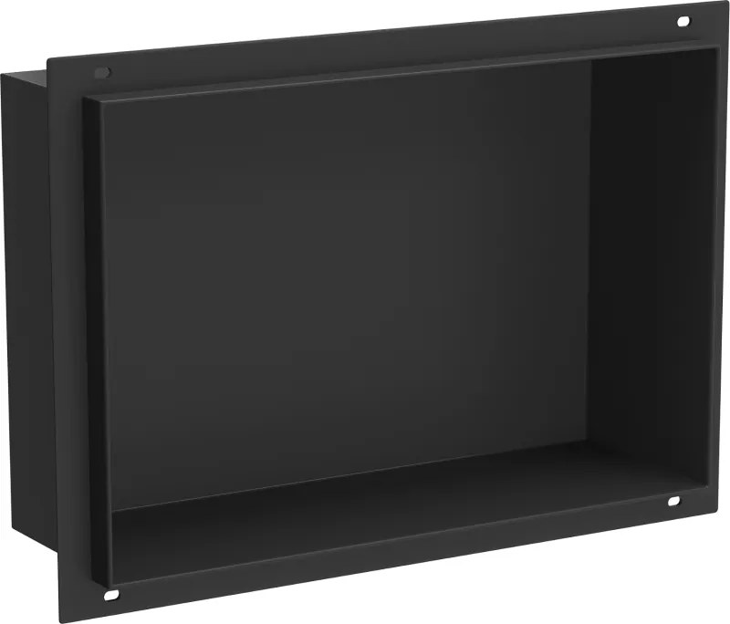 Mexen X-Wall-NR etajeră de nișă fără flanșă 30 x 20 cm, neagră - 1971302010