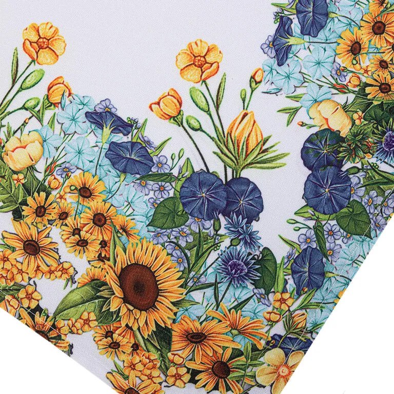 Față de masă centrală cu imprimeu FLOAREA-SOARELUI 85 x 85 cm