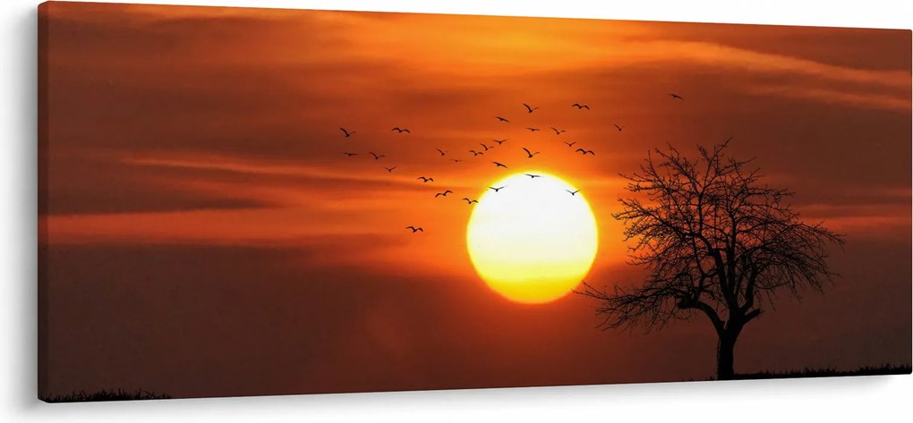 Tablou - Apus de soare (120x50 cm)