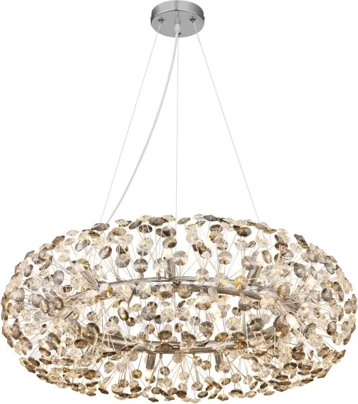 Globo 64135H3C - Candelabru LED cu cristale suspendat pe cablu KATRINA 20xG9/3,5W/230V