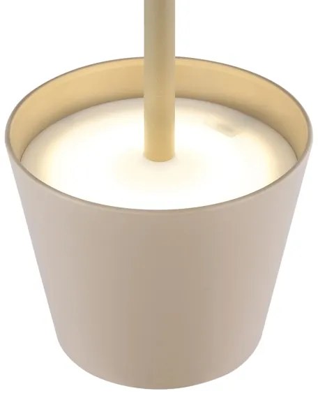 Globo 58488S - Lampă LED de exterior VANNIE 3W/5V, reglabilă prin atingere, cu baterie reîncărcabilă 1800 mAh, IP54