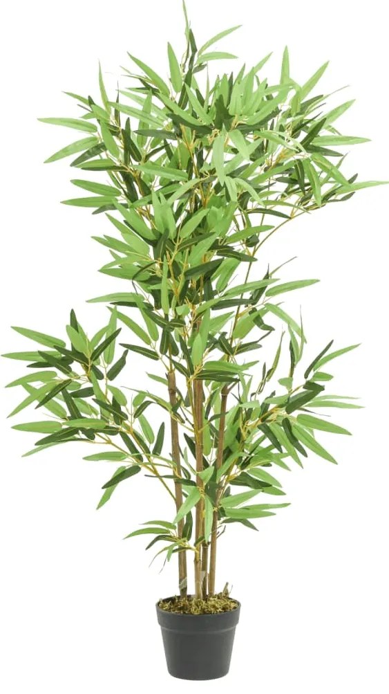 vidaXL Arbore din bambus artificial 552 de frunze 120 cm verde