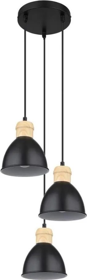 Lustră pe cablu WIHO 3xE27/40W/230V Globo 54018-3HS