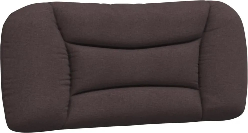 vidaXL Pernă pentru tăblie de pat Hvar maro închis, 90 cm, material textil