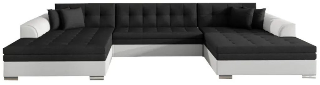 Expedo Canapea extensibilă în formă de U ALABAMA, 355x80x165, Inari 100/soft 17
