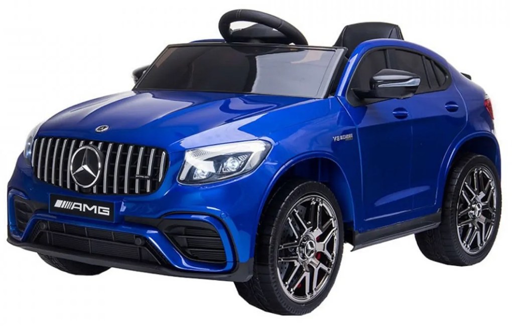 Masinuta Electrica cu acumulator pentru copii NOVOKIDS™ Mercedes GLC 63 AMG , Roti din Cauciuc EVA, 3-8 ani , usi cu deschidere , Baterie12V, 2