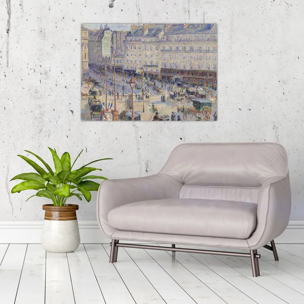 Tablou - Camille Pissarro, The Place du Havre, reproducere (70x50 cm)