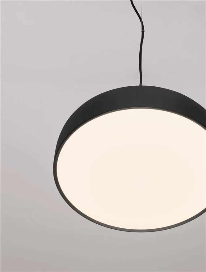 Lustra suspendata LED 3000K NOELIA negru 40cm