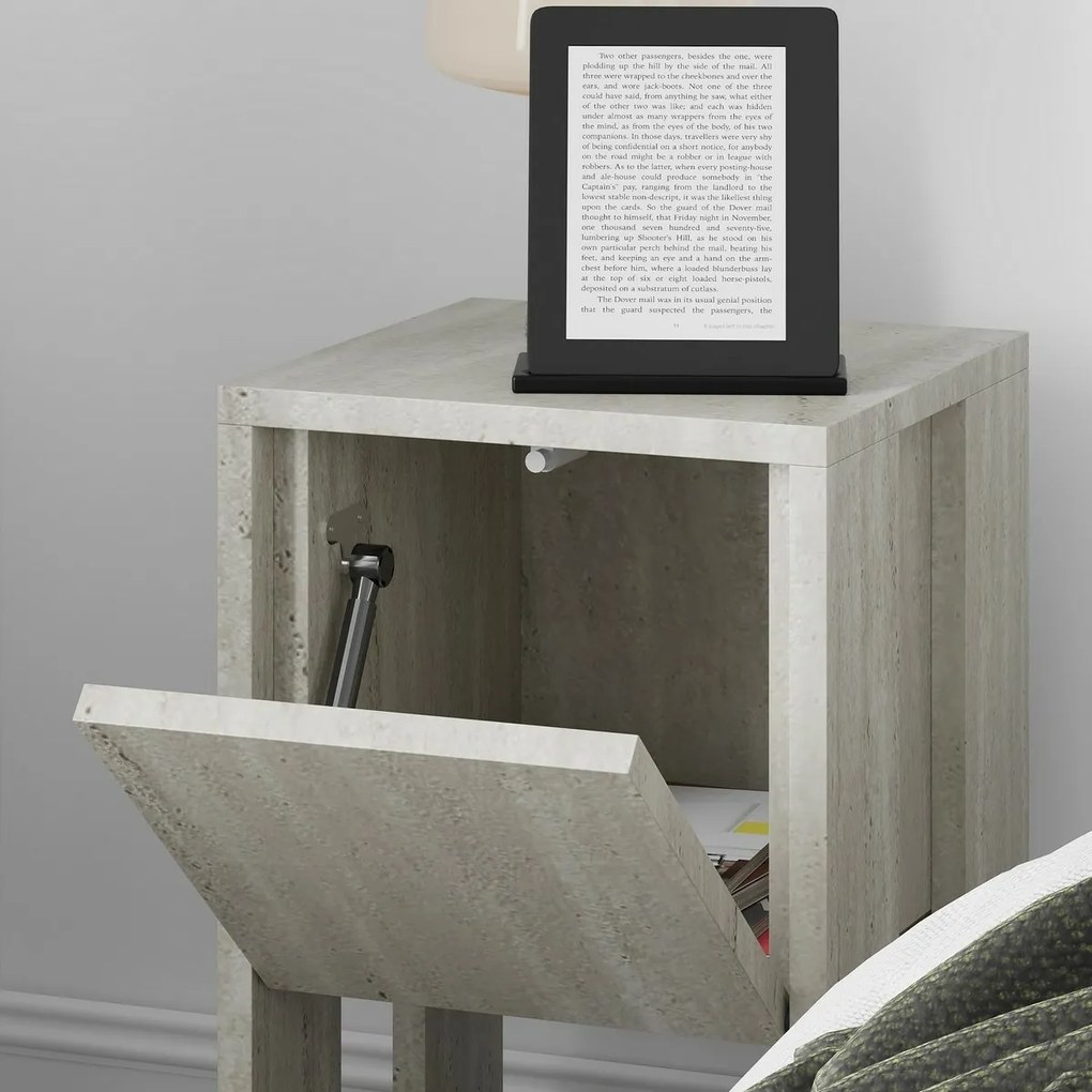 Noptieră Ema Travertine