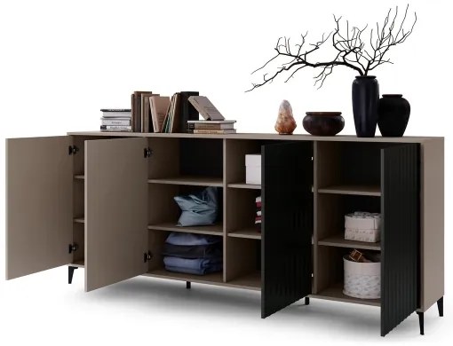 Dulap RONJA taupe/negru