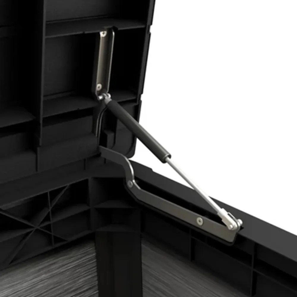 Denali duotech ladă de plastic pentru grădină 570 L gri-maroniu