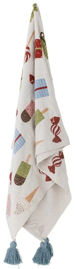 Pătură pentru copii albă 130x160 cm Sweets – Bloomingville Mini