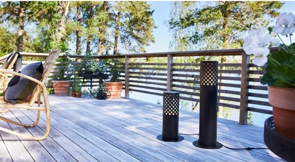 Markslöjd 108175 - Lampă de exterior LED GARDEN24 LED/6W/24V 68 cm IP44 neagră