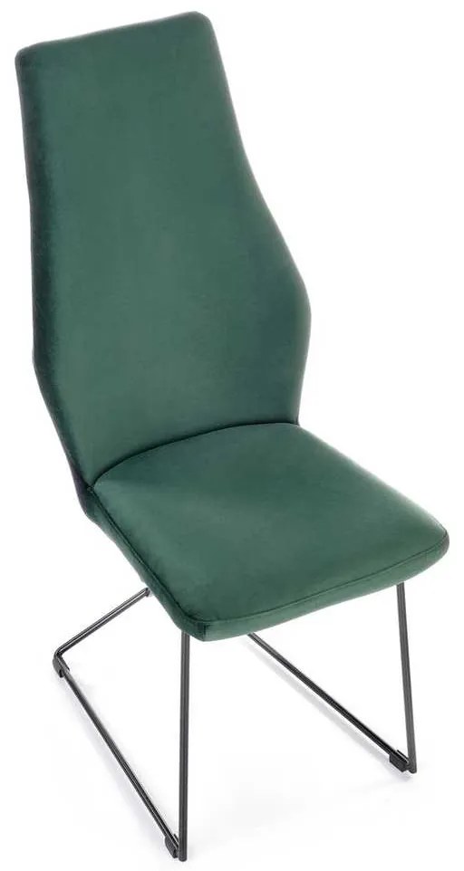 Scaun de bucătărie Vera, verde închis