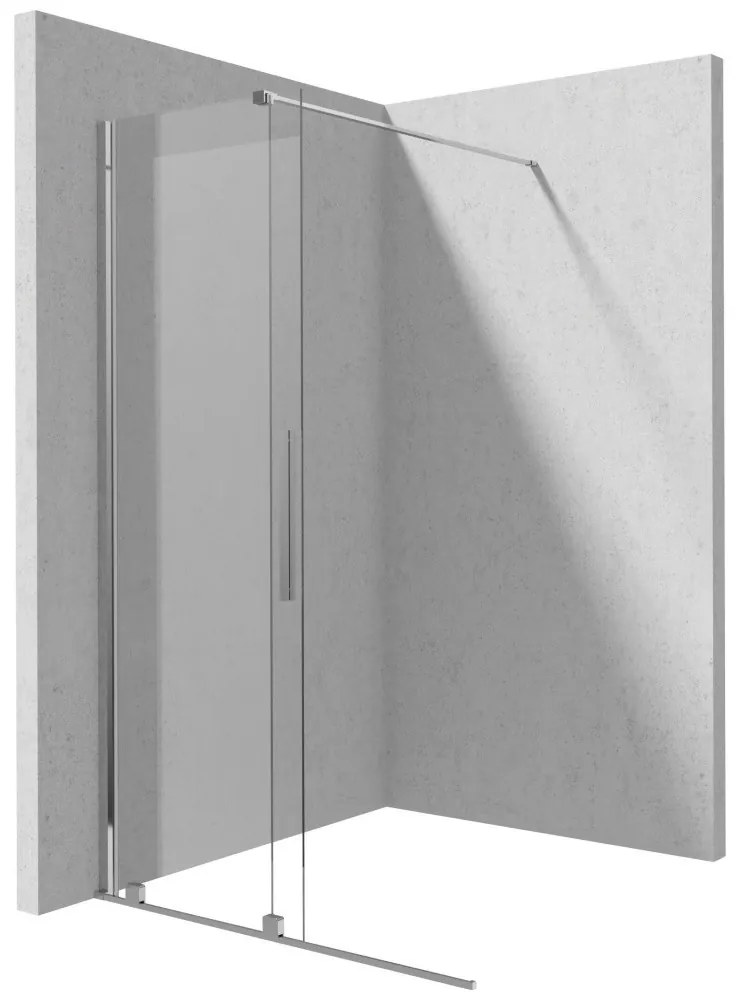 Paravan de dus Deante Jasmin crom 90x195 cm