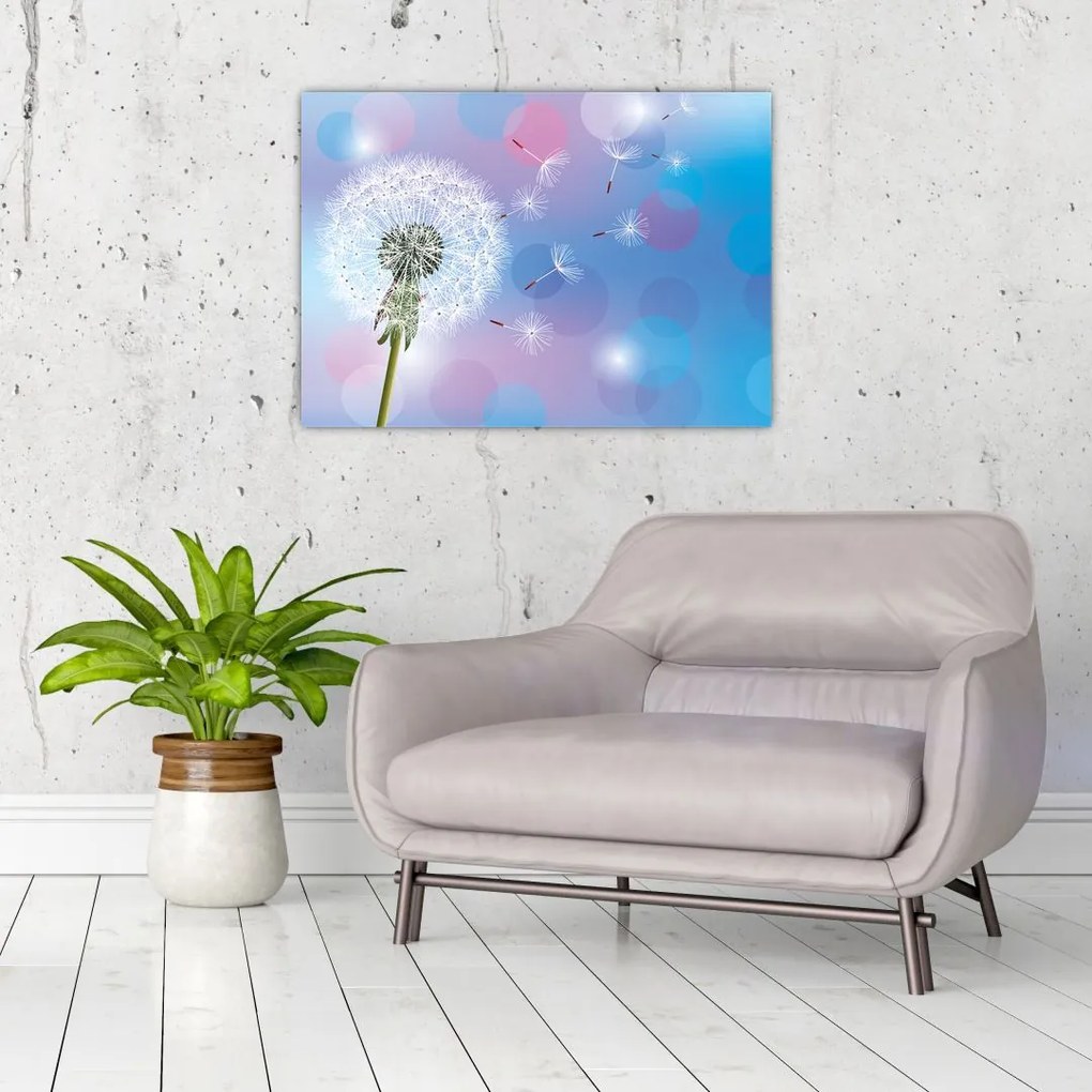 Tablou - Păpădie în vânt (70x50 cm)