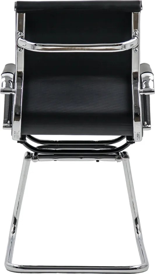 RESIGILAT - Scaun sedinta si sala vizitatori din piele eco OFF 806 negru