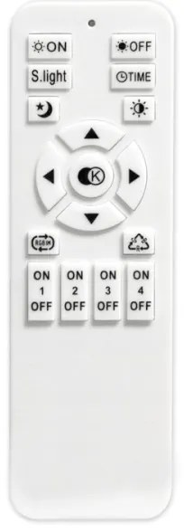 Plafonieră LED dimabilă NOVA LED/54W/230V 3000-6500K neagră + telecomandă