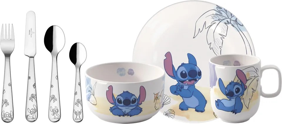 Set de veselă pentru copii Disney Stitch 7 piese - Villeroy & Boch