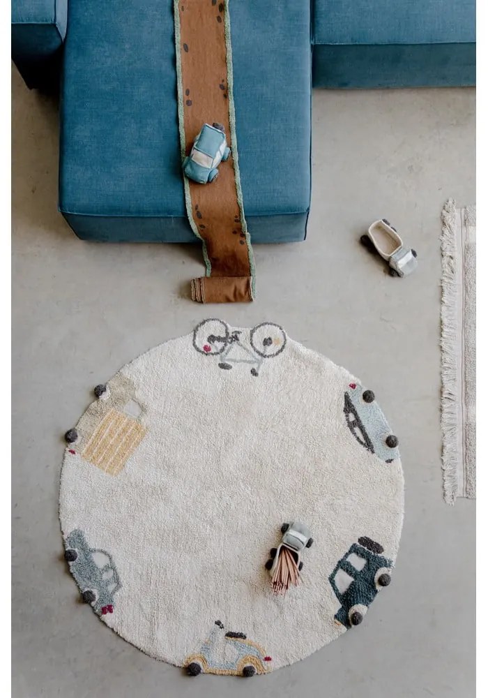 Coșuri de jucării pentru copii 2 buc. din material textil 24x14x8 cm Truck – Lorena Canals