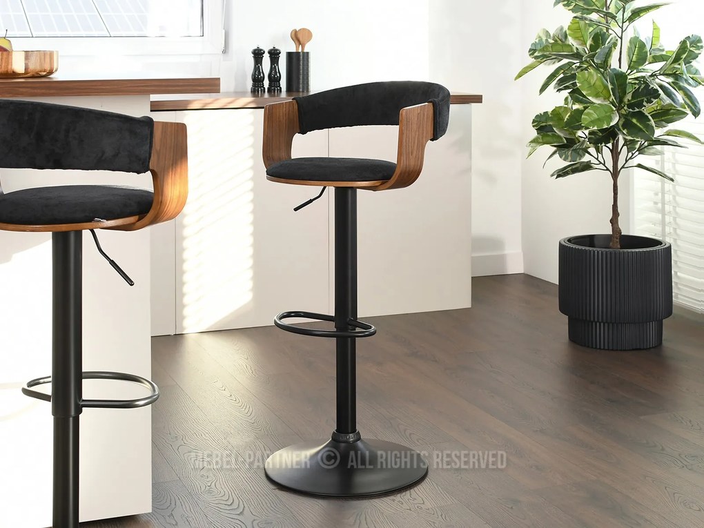 Scaun Hoch (nuc închis + negru). 1110589