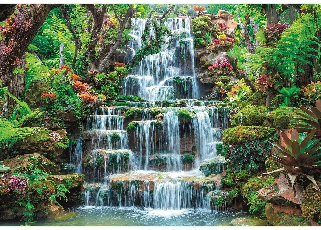 Colorat Flow Cascadă 500 de bucăți puzzle Peace Clementoni