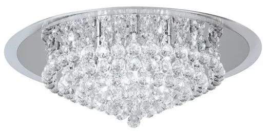 Plafoniera eleganta cristal K9 diam. 62cm Gloria DLU 2378/9/62 chrom OR
