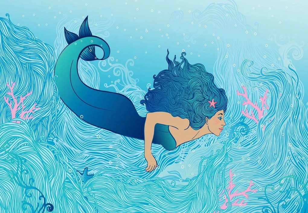 Fototapet - Sirena (147x102 cm)