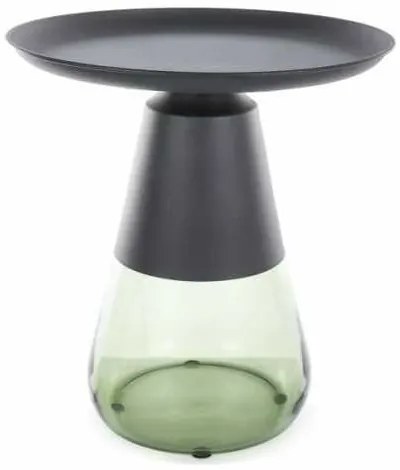 Măsuță de cafea Carini, negru / verde