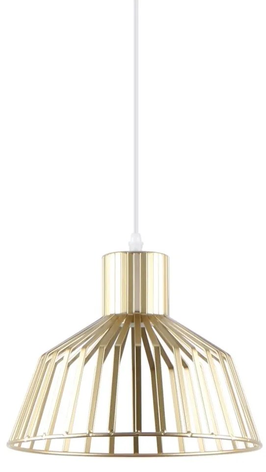 Pendul, Lustra suspendata design industrial DOLIA auriu