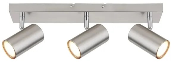 Globo 57911-3 - Corp de iluminat tip spot ROBBY 3xGU10/35W/230V crom mat