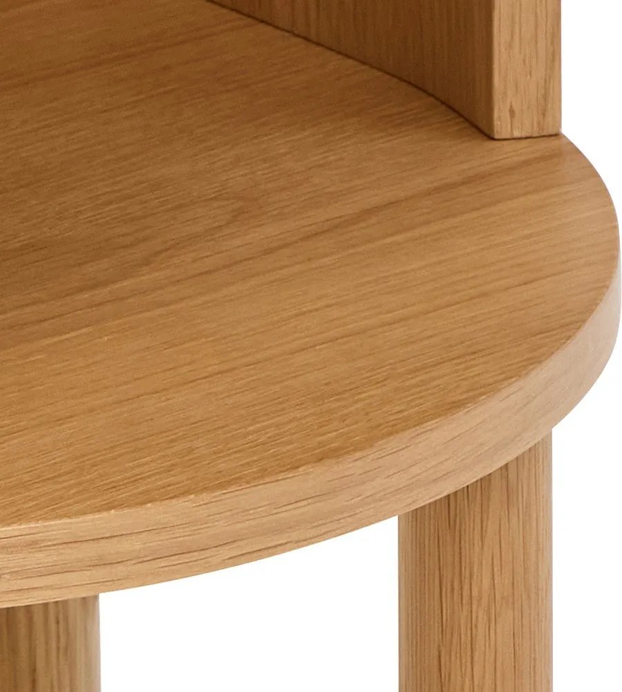 Noptieră în culoare naturală deschisă cu aspect de lemn de stejar Paron – Actona