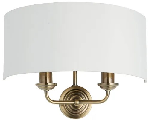 Aplică Endon 98937 HIGHCLERE 2xE14/40W/230V alb/alamă