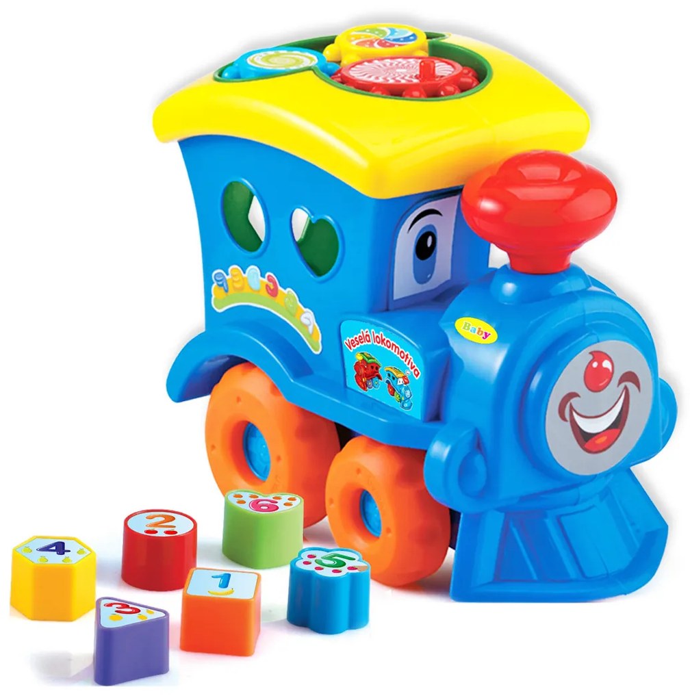 Baby Jigsaw pentru cei mici Locomotivă, 30 cm
