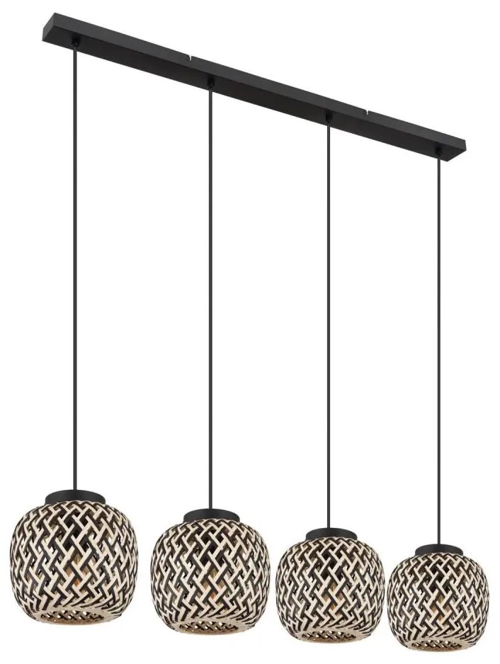Lustră pe cablu Globo 15766-4H COLLY 4xE27/15W/230V