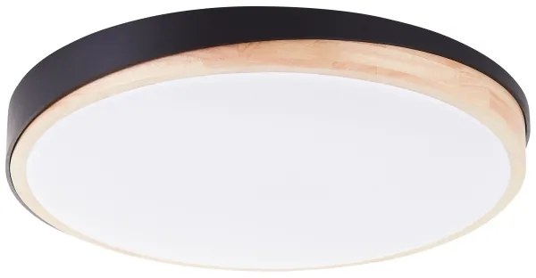 Plafonieră LED dimabilă Brilliant BAARLO LED/36W/230V d. 50 cm negru + telecomandă