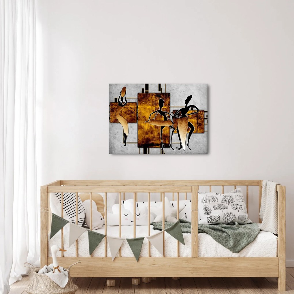 Tablou - Motiv cultura africană (70x50 cm)