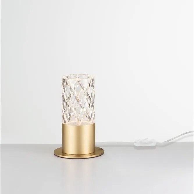 Veioza, Lampa de masa LED PHOS auriu