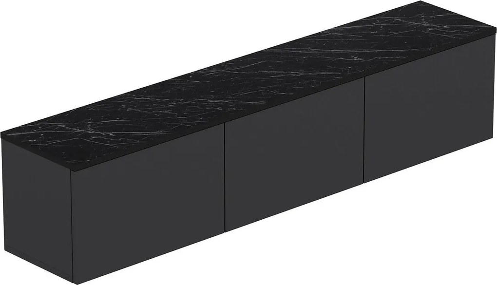 Comoda TV, Hanah Home, Neon, 160x35x32 cm, Antracit