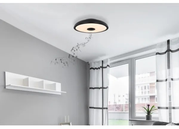 Corp de iluminat LED RGB pentru baie cu difuzor RAFFY LED/18W/230V IP44 Globo + telecomandă