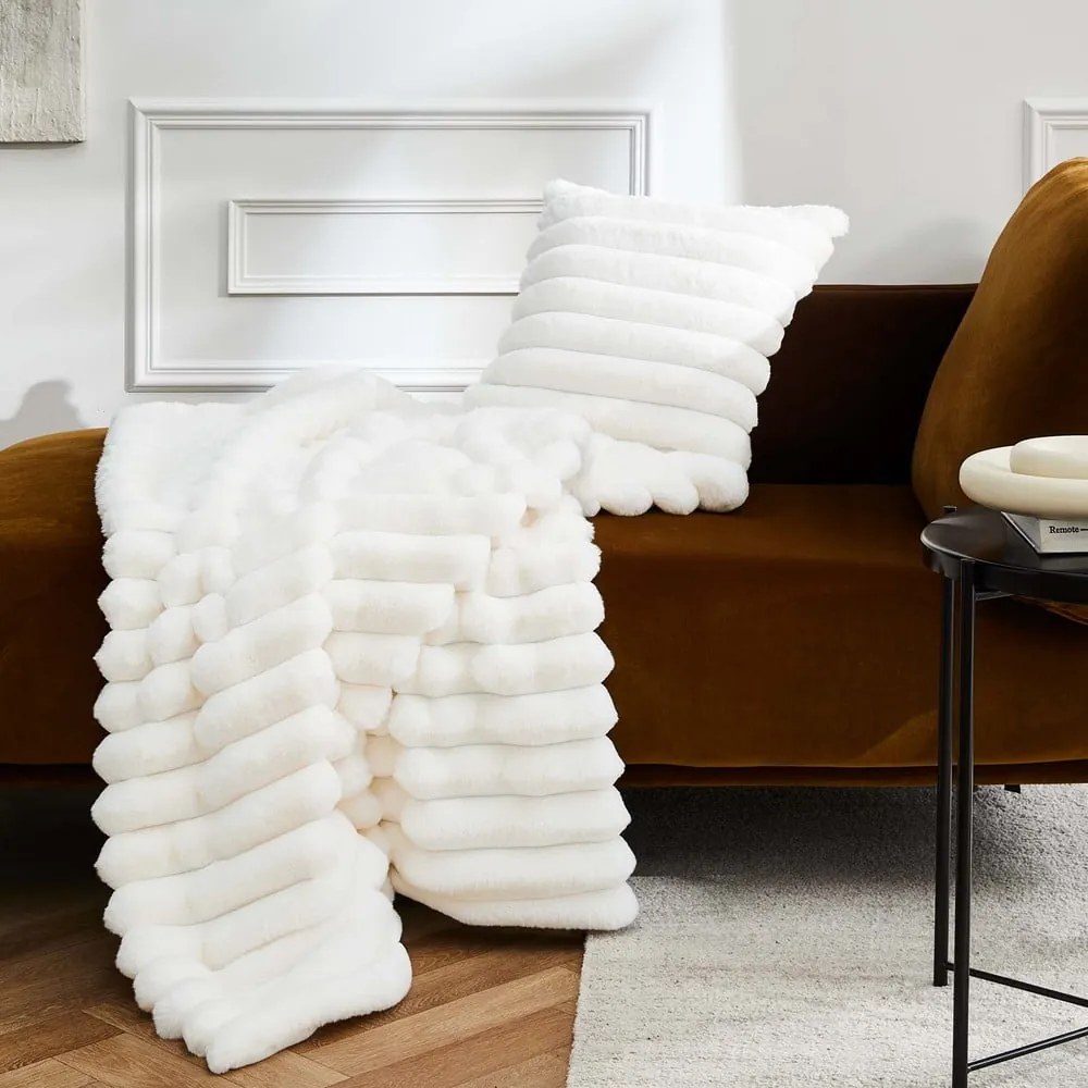 Pernă decorativă din micropluș/cocolino 45x45 cm Boudoir – douceur d'intérieur