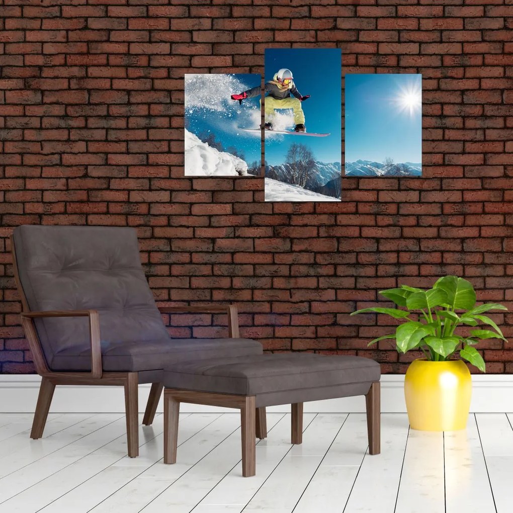 Tablou - Snowboarder (90x60 cm)